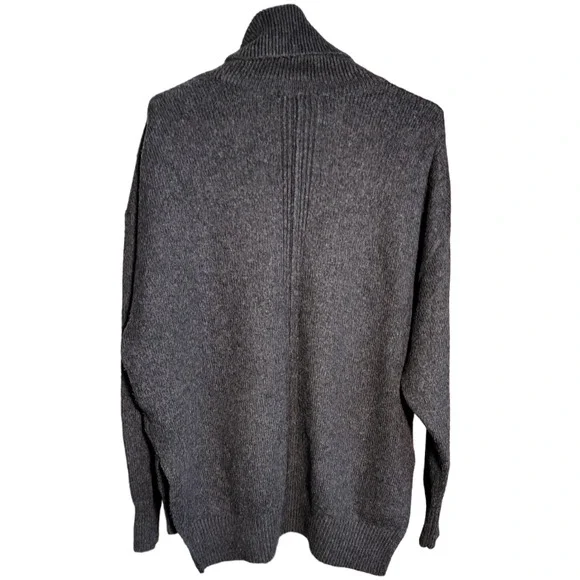 H&M Dark Grey Long sleeve Turtleneck Sweater Size Medium - Picture 2 of 8